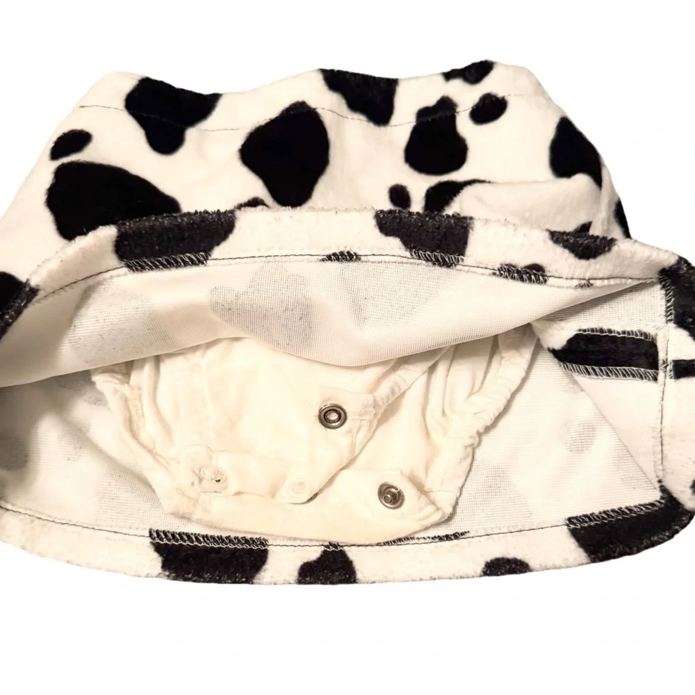 The Children’s Place Black and White Cow Patterned Skirt 18 months